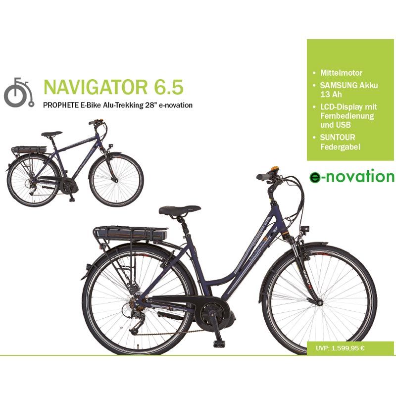 Prophete Navigator 6.5 Mittelmotor eBike